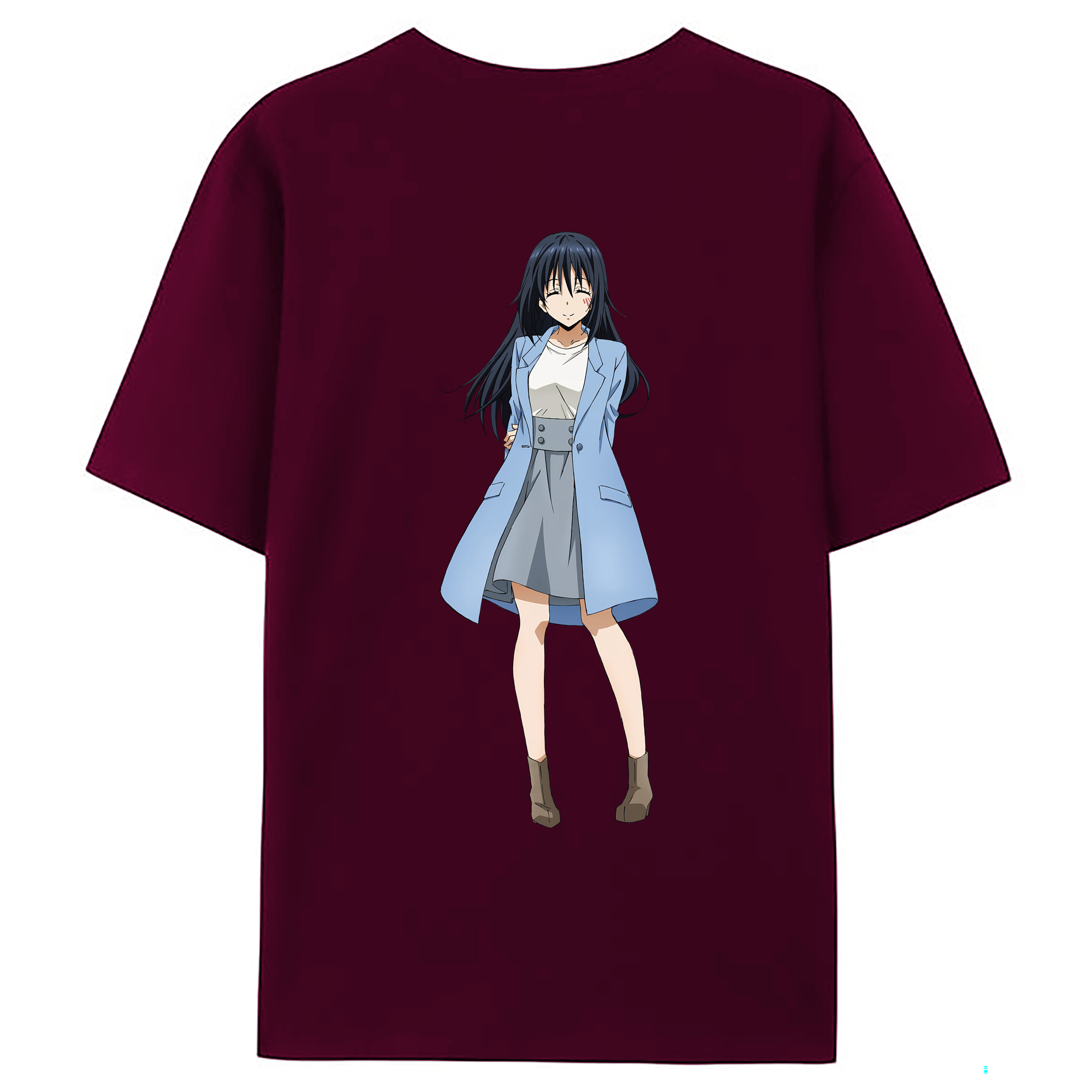 （画像用） 転スラ Regarding Reincarnated to Slime レディース半袖Tシャツ(バックプリント)
